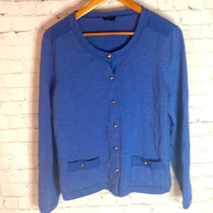 Talbots Blue Women's Cardigan Sweater